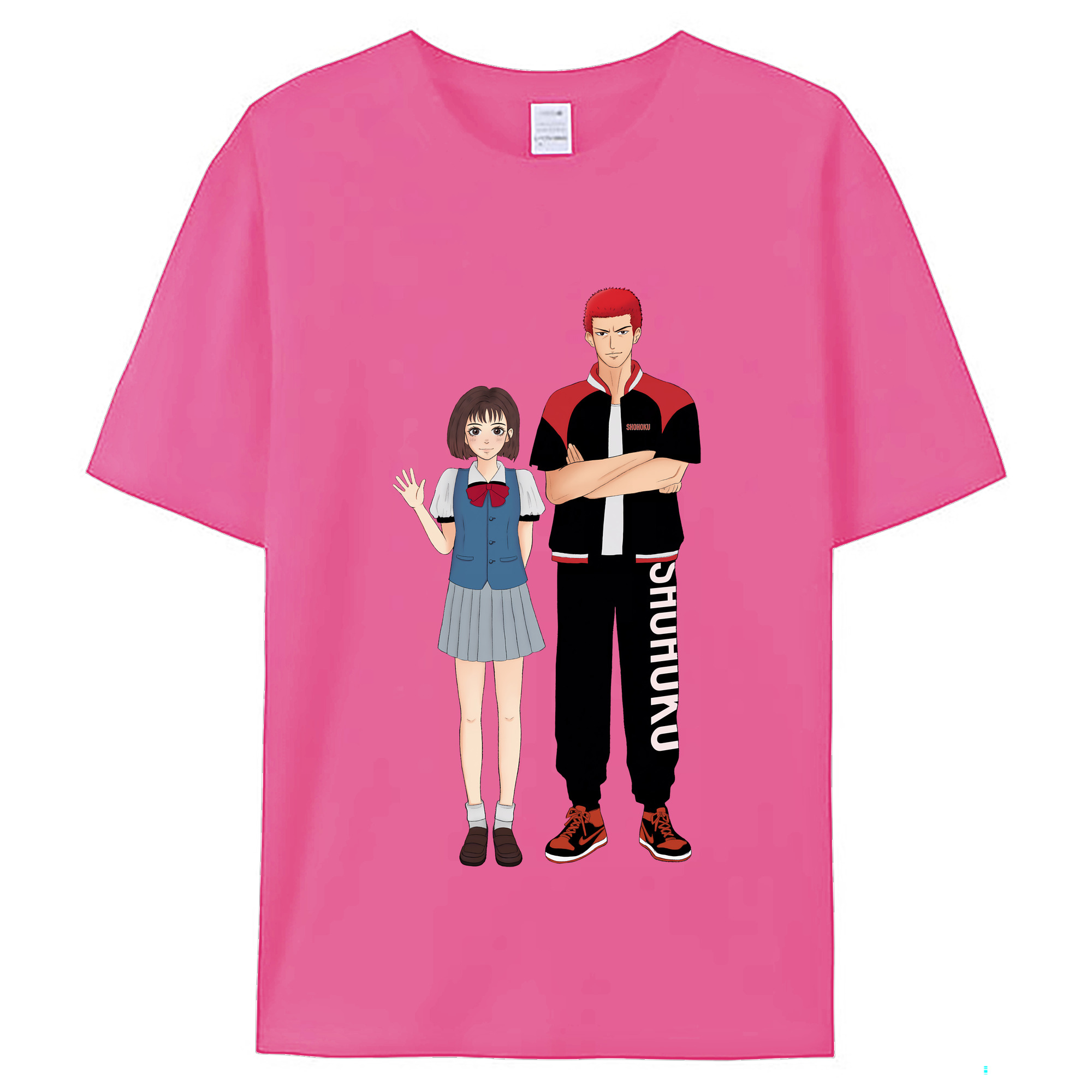 （画像用） SLAM DUNK／スラムダンク レディースカジュアルプリントTシャツ（綿100％）